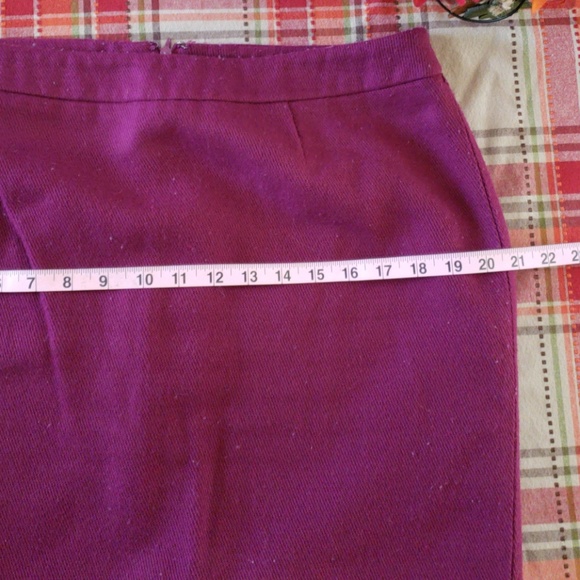 APT 9 wine colored skirt,  size 12. - Picture 7 of 7